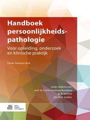 cover image of Handboek persoonlijkheidspathologie